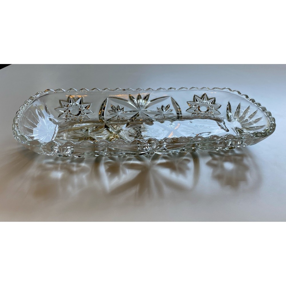 Rectangular 12" Predict Star Of David With Scalloped Edges Serving Tray/Dish